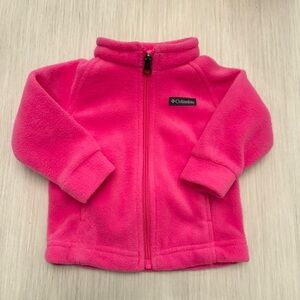 Columbia Bright Pink Fleece Infant Jacket